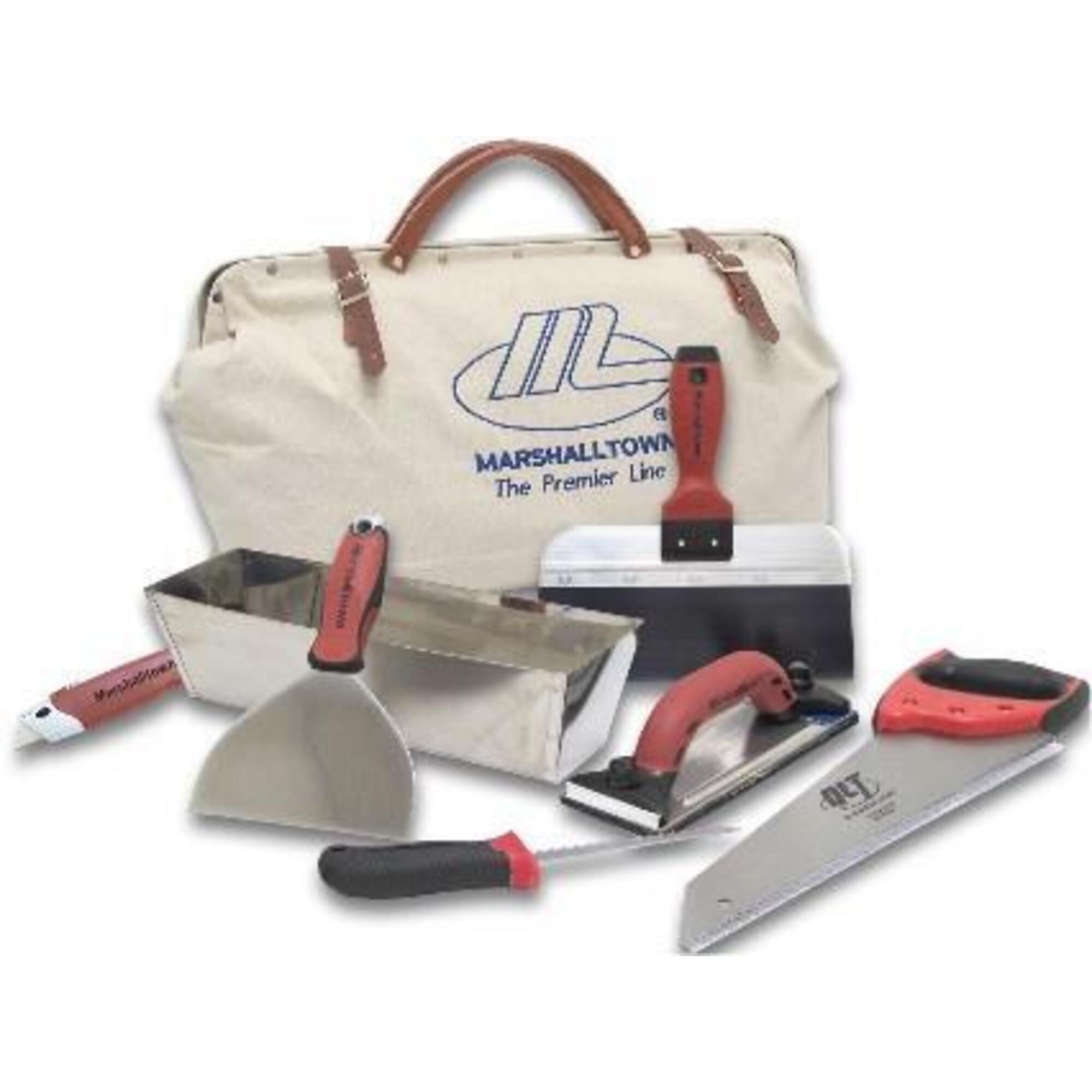 Marshalltown Drywall Tool Kit w/ Canvas Tool Bag, Model# DTK3